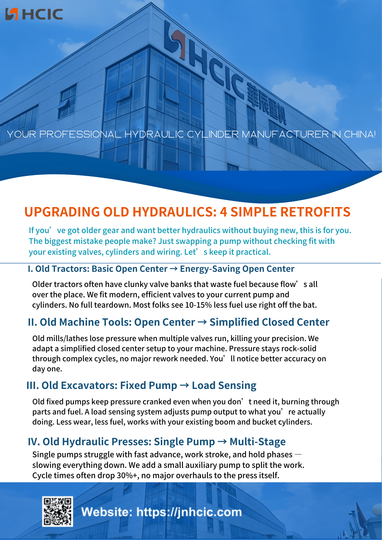 Nganyarke Hydraulics Lawas: 4 Retrofits prasaja