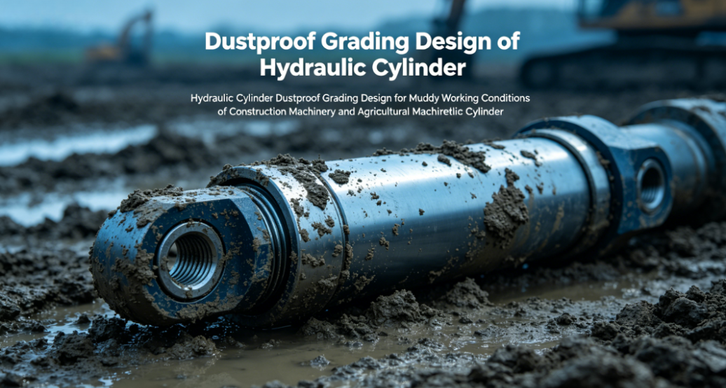 Desain Grading Tahan Lebu Silinder Hidrolik kanggo Konstruksi Muddy & Kondisi Kerja Pertanian
