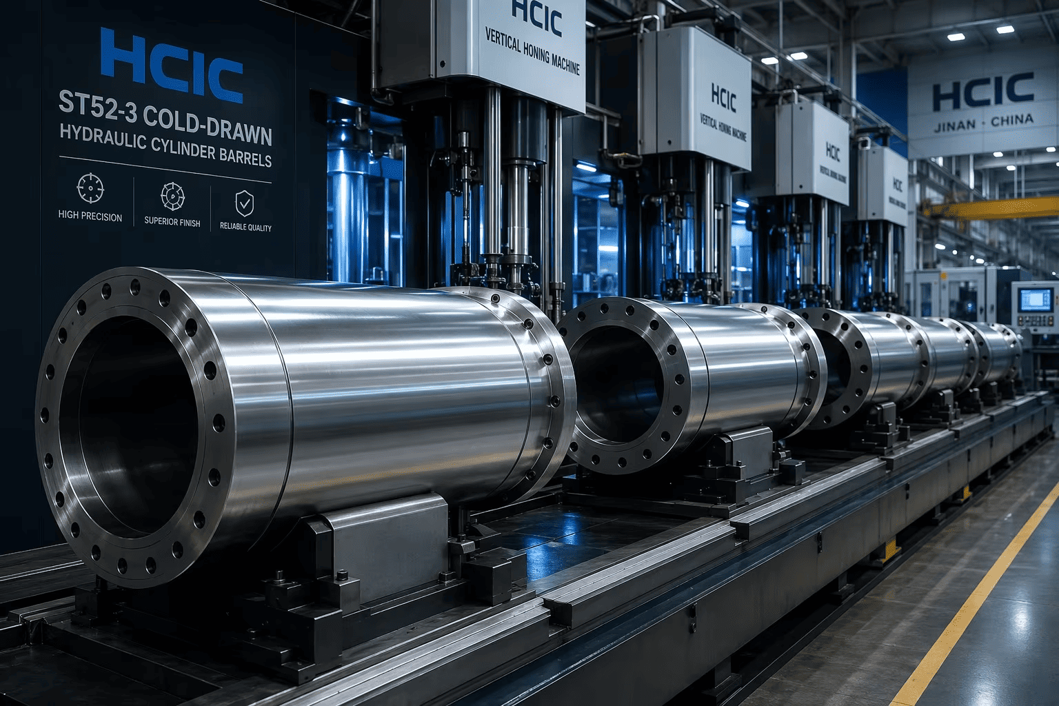 Ngluwihi Wesi: Napa HCIC's Shift menyang ST52-3 Cold-Drawn Tubes yaiku Ngowahi Urip Cylinder Fatigue Custom