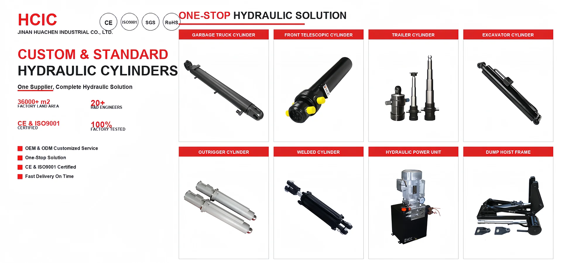 Produsen Silinder Hidrolik Double Acting