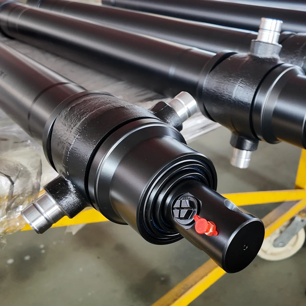 3-Stage Underbody Telescopic Tipping Cylinder kanggo Trailer Dump
