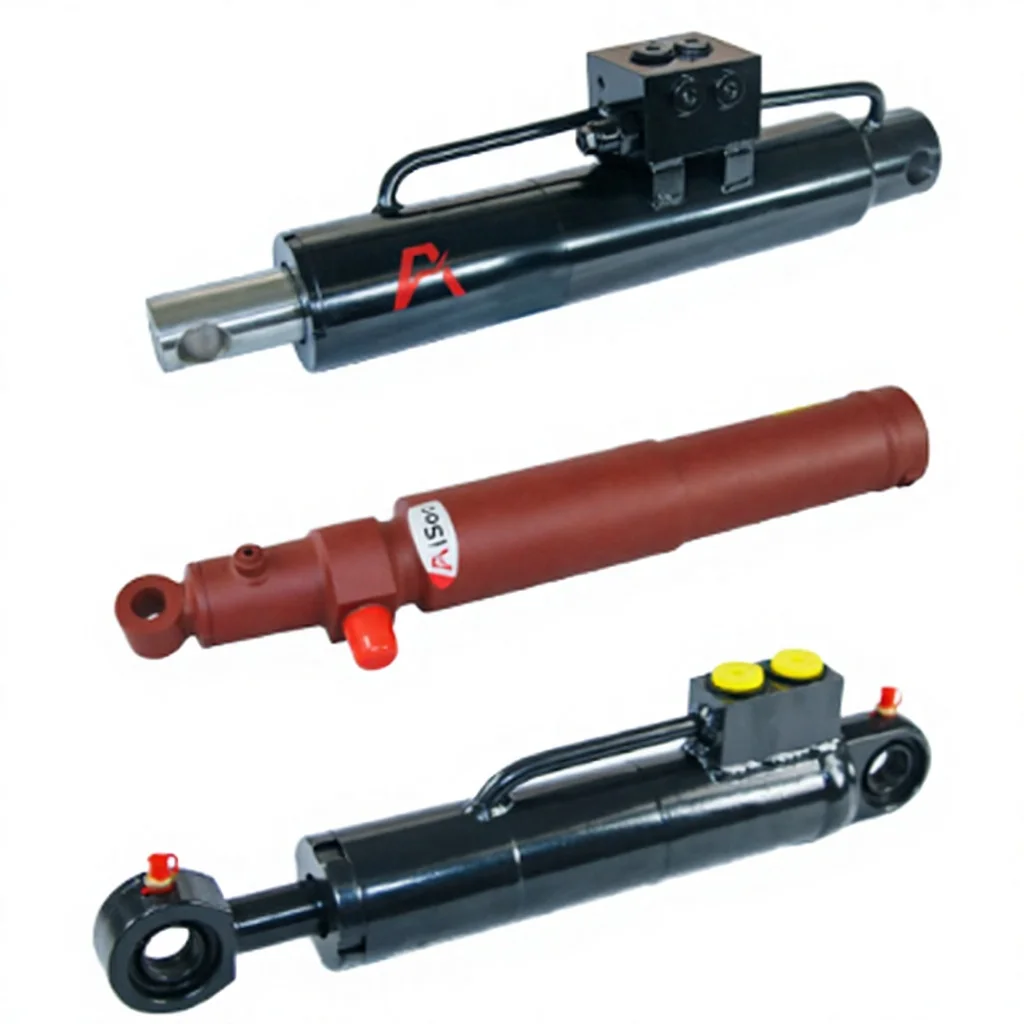36-Inch Gantry Raise Hydraulic Cylinder kanggo Sistem Tarp Truk Otomatis