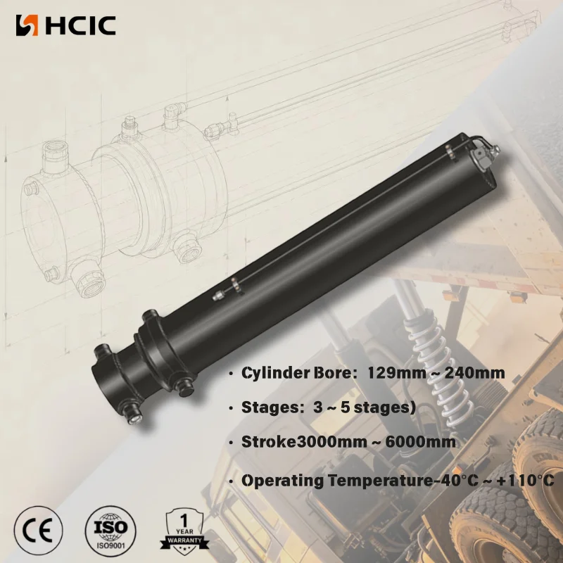 Silinder Hidrolik Ngarep Tipping