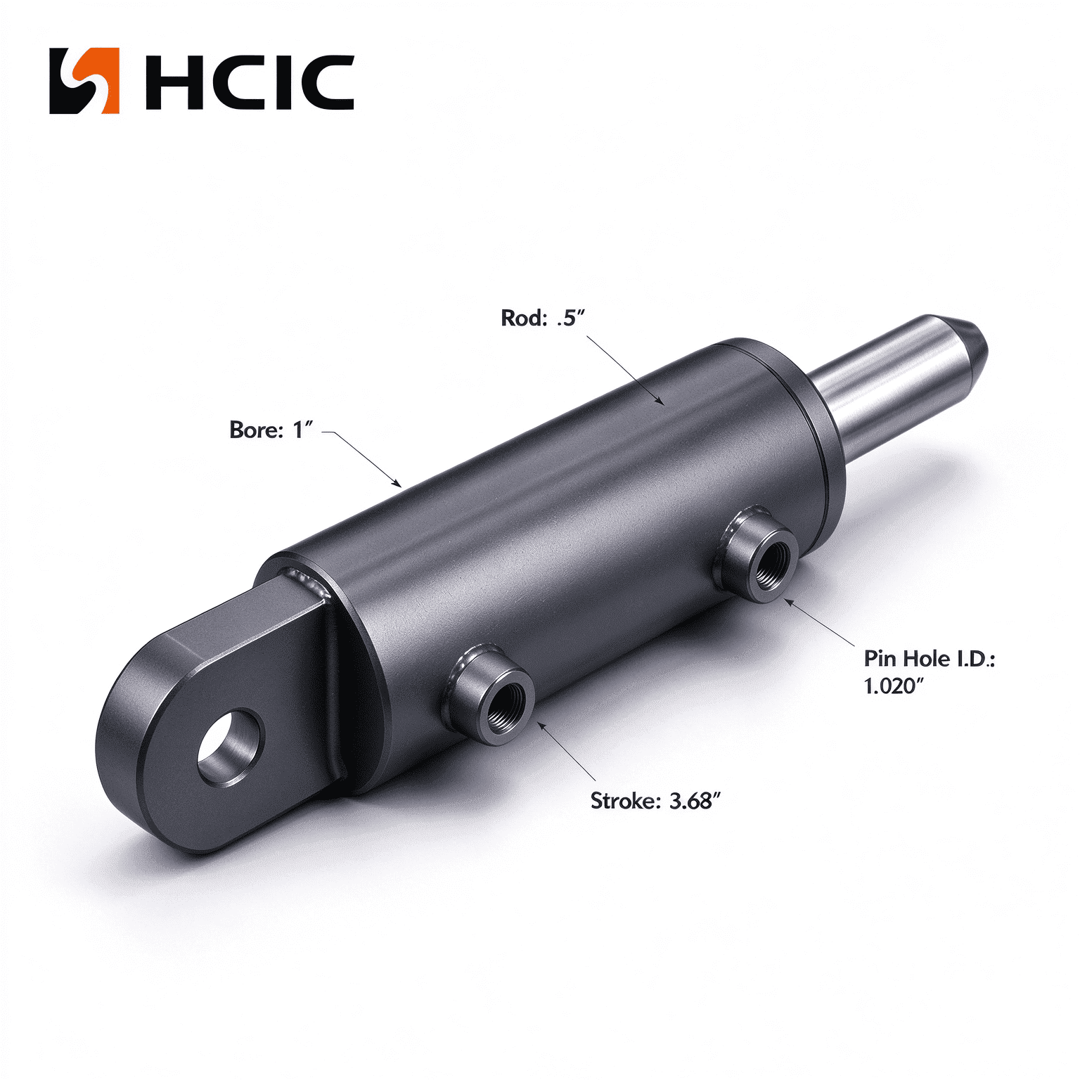 Tailgate Lock Hydraulic Cylinder kanggo Peralatan Koleksi Sampah