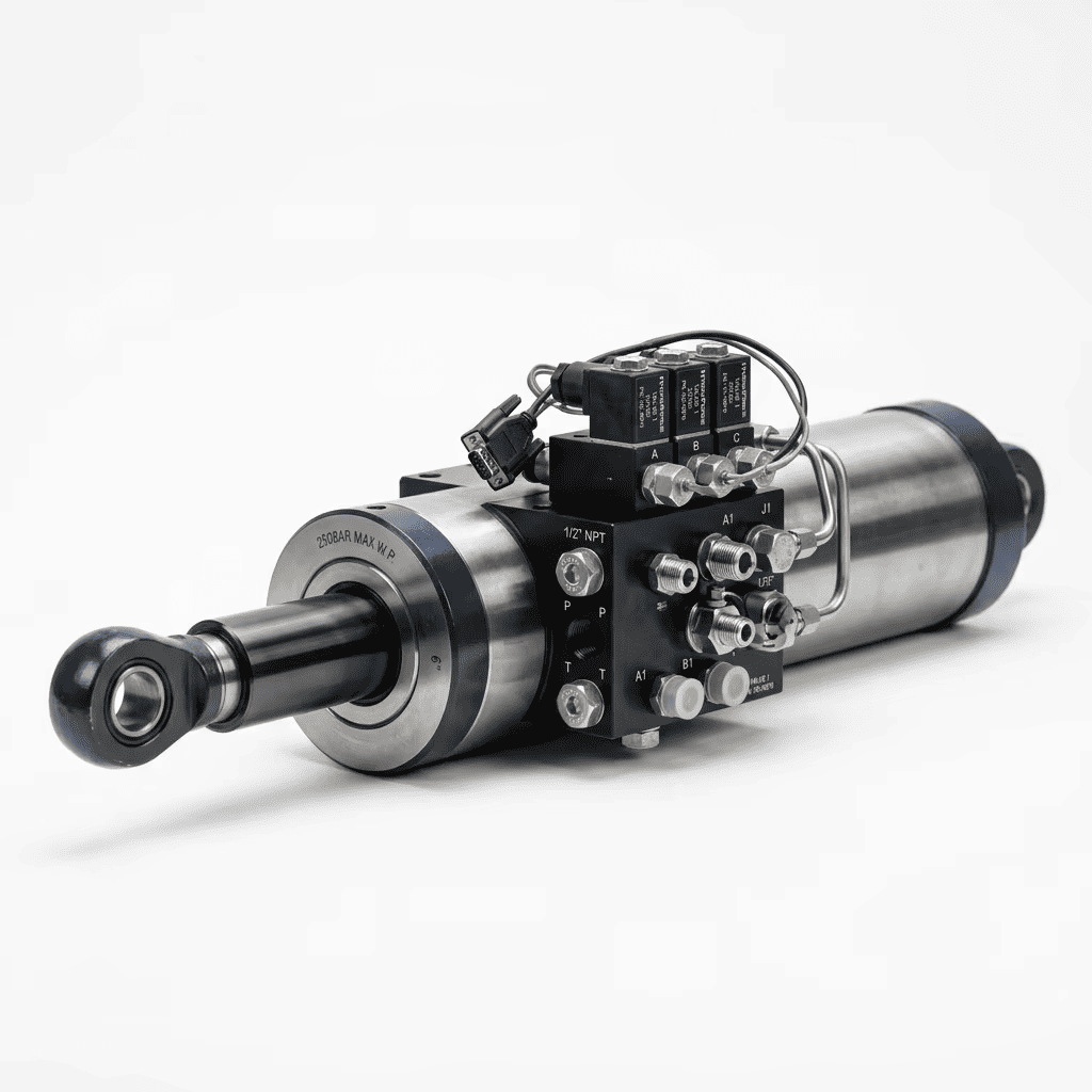 Integrated Counterbalance Valve Hydraulic Cylinders