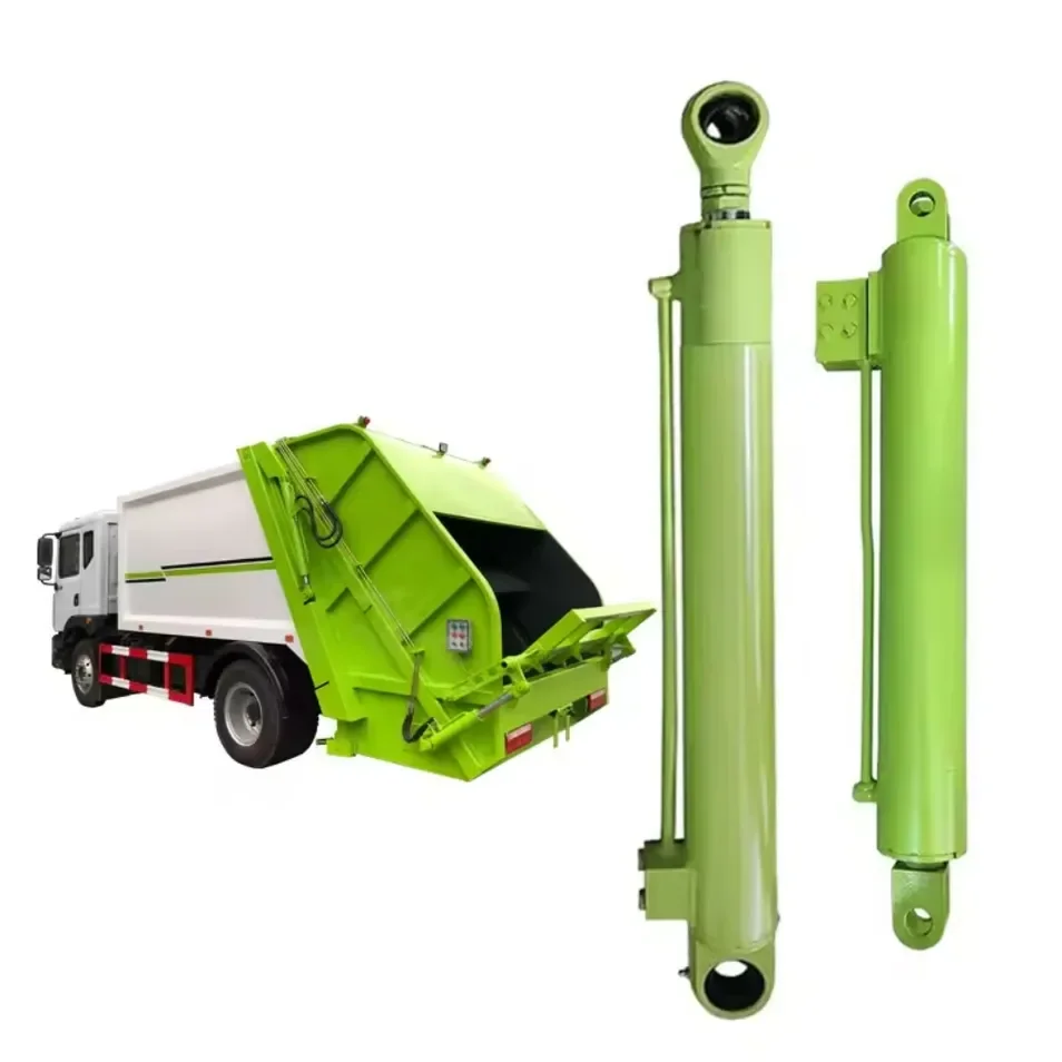 Silinder Geser Loader mburi kanggo Truk Sampah Silinder Geser Loader mburi kanggo Truk Sampah